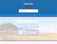 Tablet Screenshot of milbatteries.com